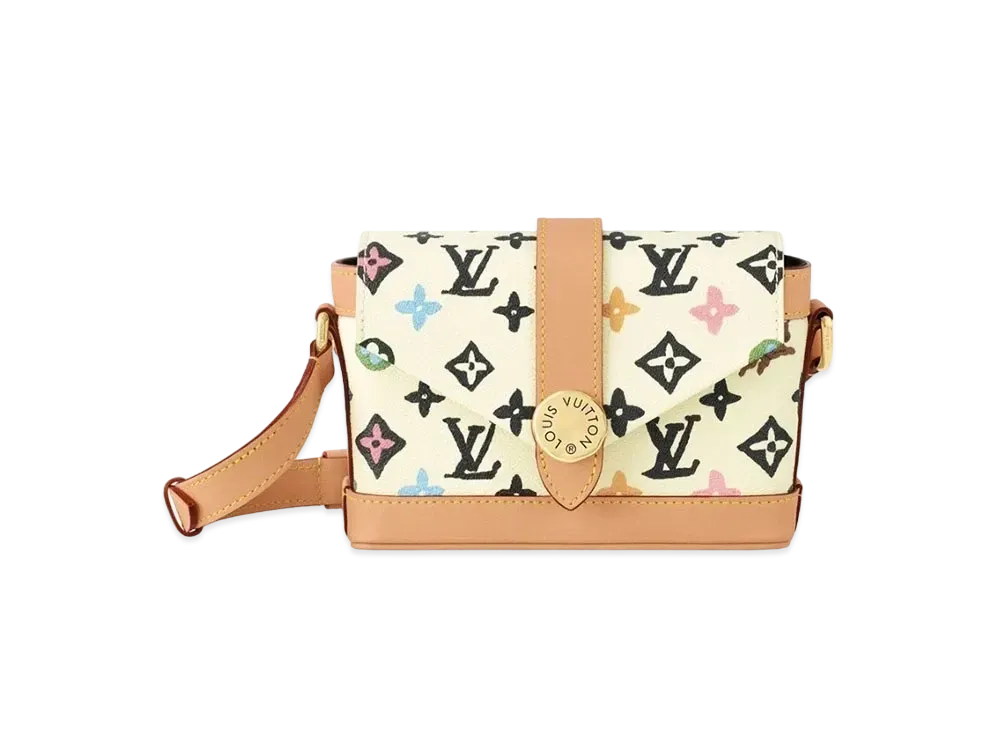 Tyler, The Creator x Louis Vuitton Envelope Wearable Wallet Monogram Craggy "Vanilla"