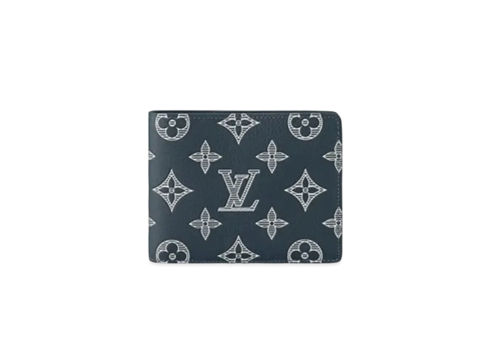 Louis Vuitton Multiple Wallet Monogram Shadow "Blue Marine"
