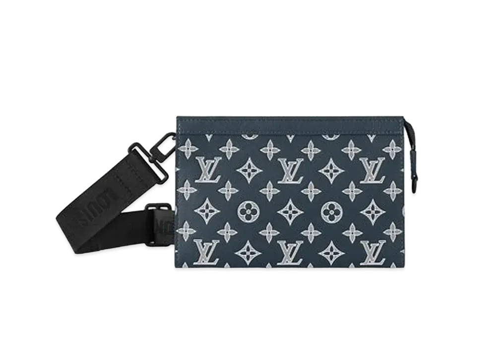 Louis Vuitton Gaston Wearable Wallet Monogram Shadow "Blue Marine"
