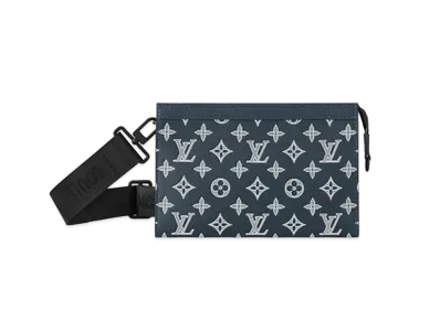 Louis Vuitton Gaston Wearable Wallet Monogram Shadow "Blue Marine"