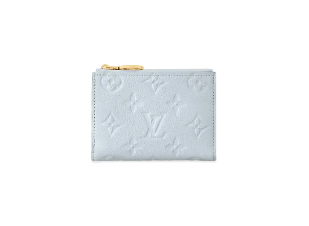 Louis Vuitton Lisa Wallet Monogram Empreinte Leather "Blue Orump"