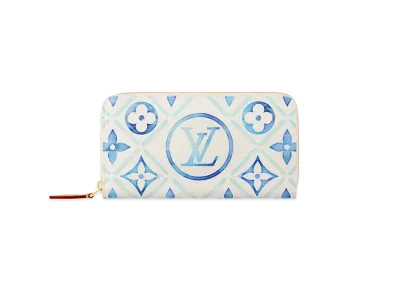Louis Vuitton Zippy Wallet Monogram Tiles Canvas "Lagoon"