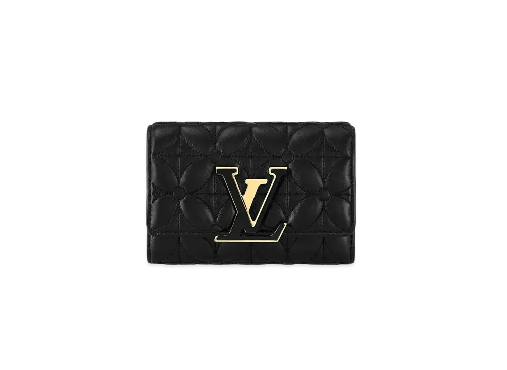 Louis Vuitton Capucines Compact Maxi Wallet "Noir"