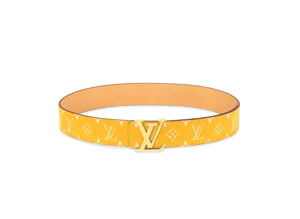 Louis Vuitton LV Initiales 40mm Reversible Belt "Jaune"