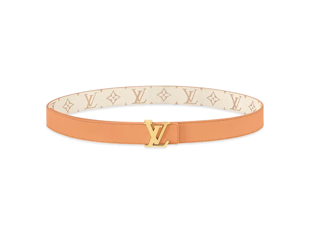 Louis Vuitton LV Initiales 30mm Reversible Belt Monogram "Dune"