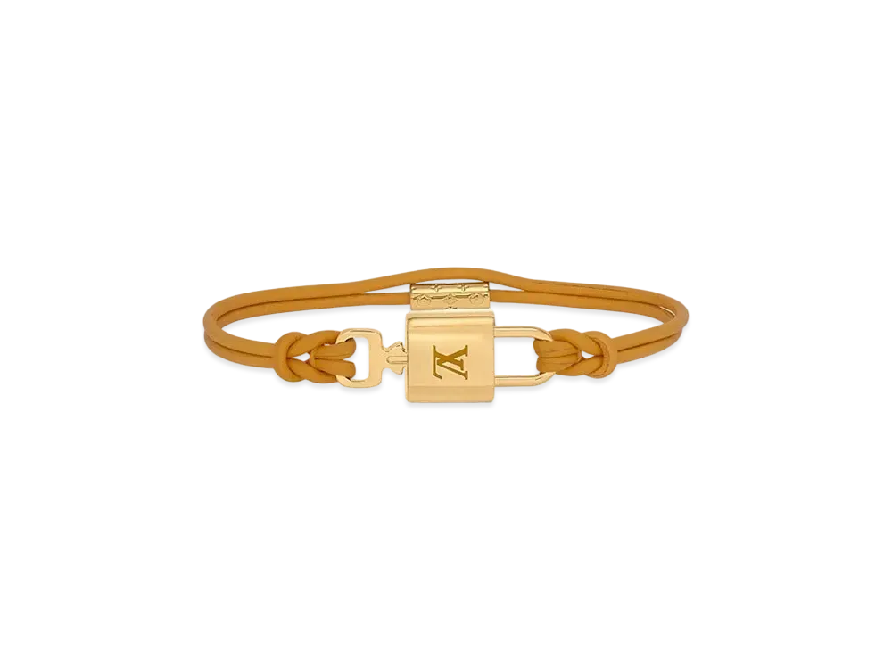 Louis Vuitton LV Padlock Bracelet "Ocre"