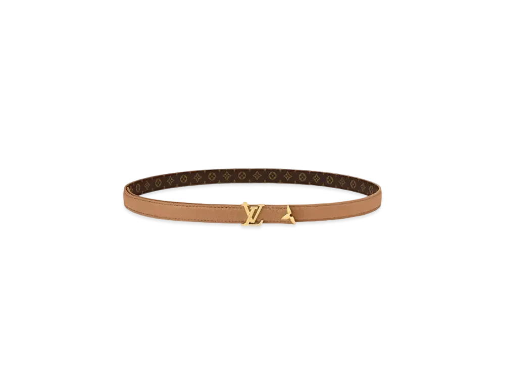 Louis Vuitton Pretty LV 20mm Reversible Belt Monogram "Saffron"