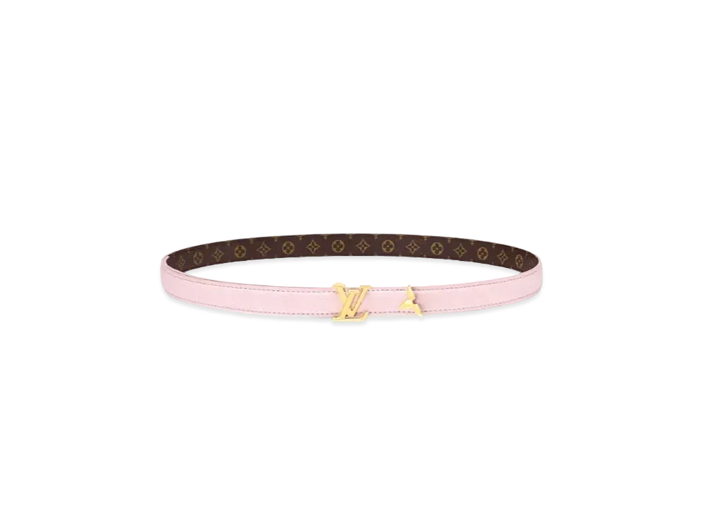 Louis Vuitton Pretty LV 20mm Reversible Belt Monogram "Rose Ballerine"
