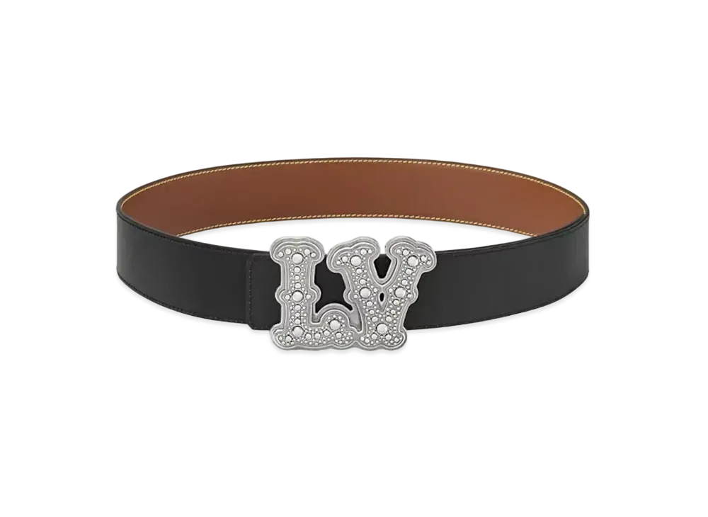 Louis Vuitton LV Ranch Studs 40mm Reversible Belt "Noir"