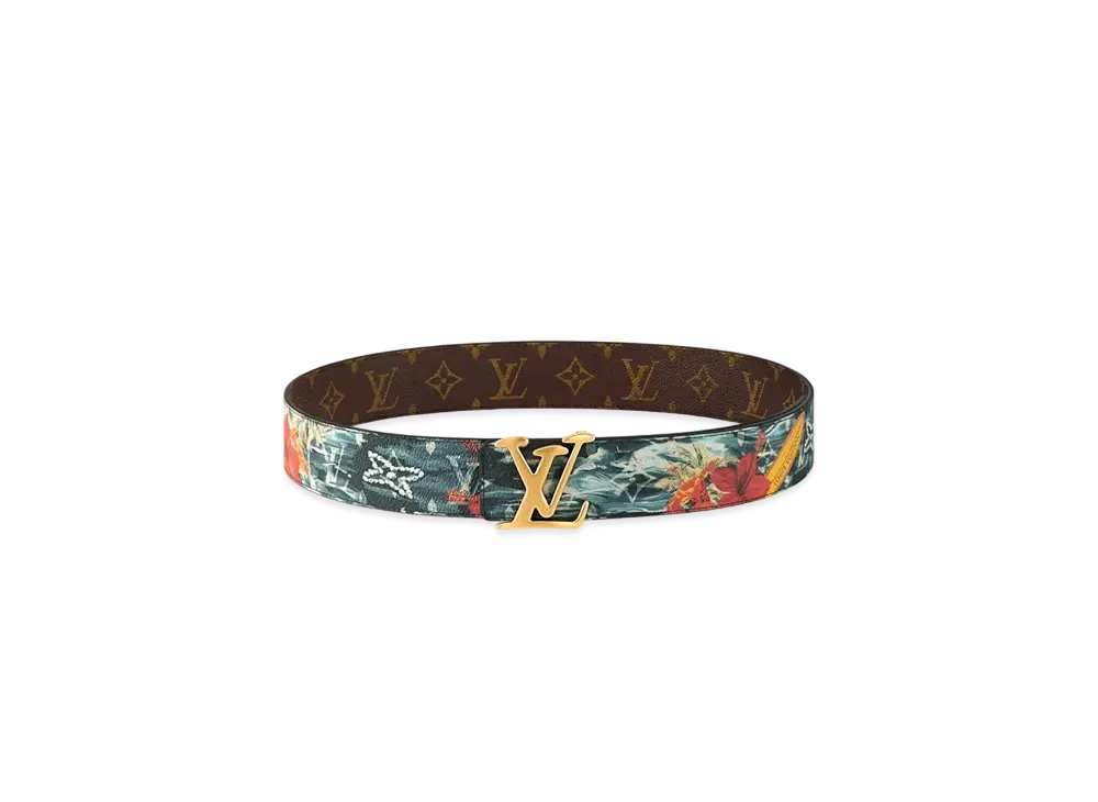 Louis Vuitton LV Tag 40MM Reversible Belt "Blue"