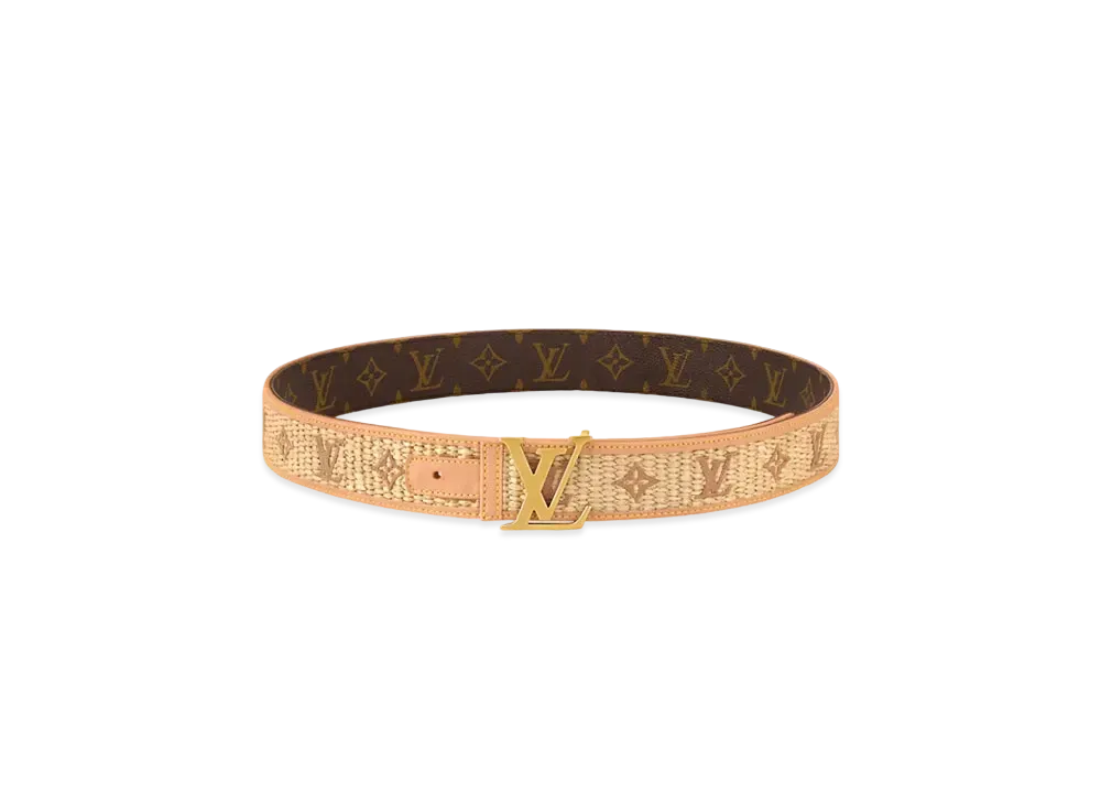 Louis Vuitton LV Initiales 40MM Belt Monogram "Beige"