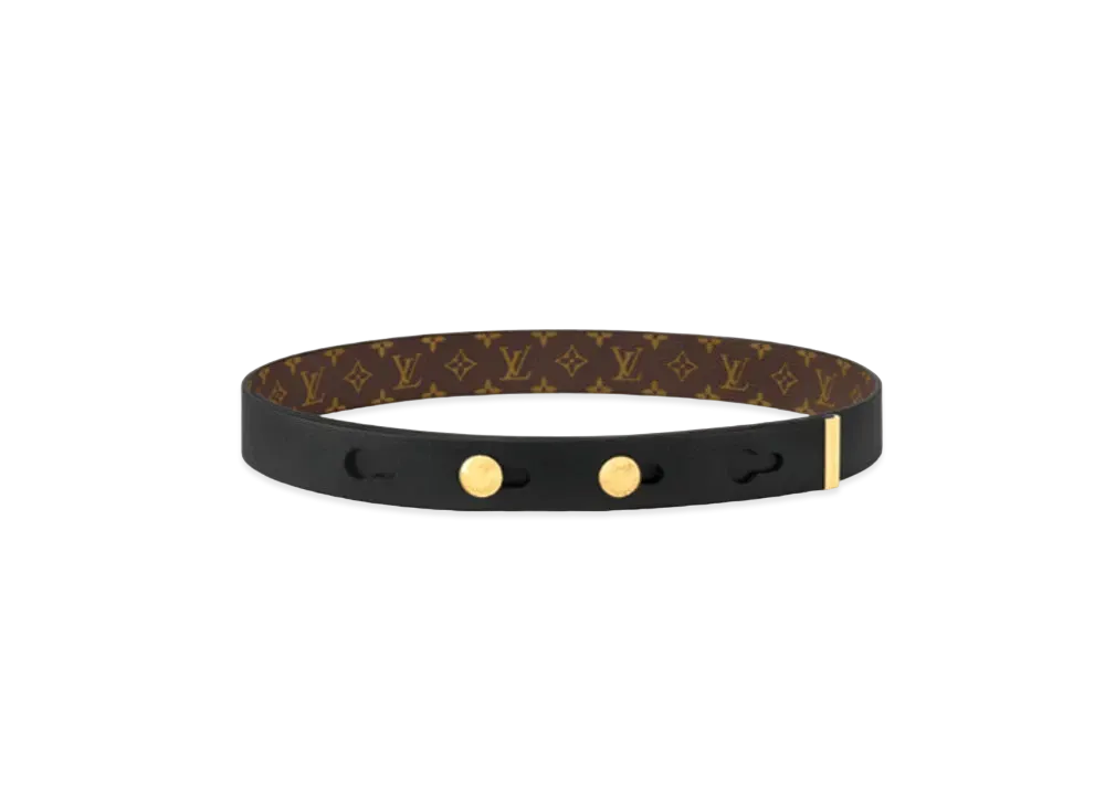 Louis Vuitton LV Studs 29mm Belt Monogram "Noir"