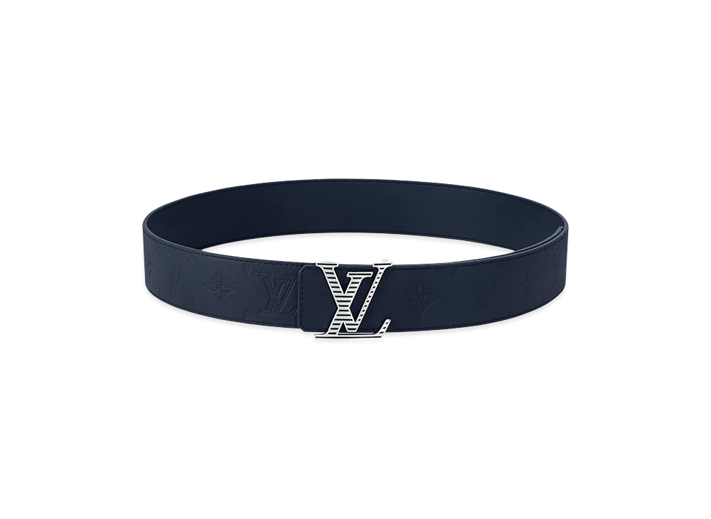 Louis Vuitton Belt LV Shadow 40mm Reversible "Navy"