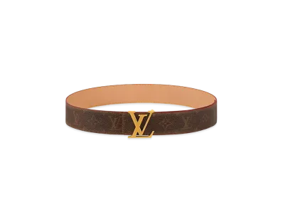 Louis Vuitton LV Initiales 40MM Reversible Belt Monogram "Marron"