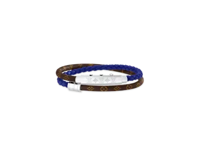 Louis Vuitton Monogram Double Spin Bracelet "Indigo Blue"