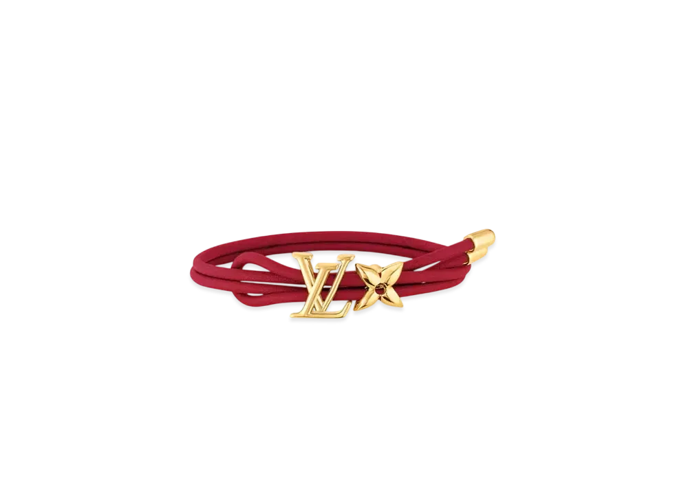 Louis Vuitton LV Bloom Bracelet "Rouge Sari"