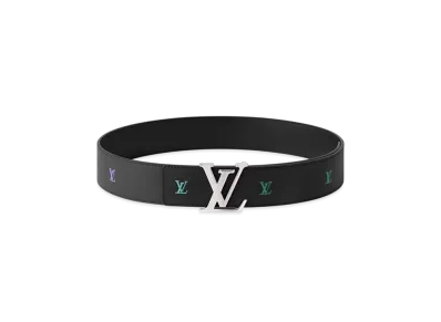 Louis Vuitton LV Initiales 40mm Reversible Belt LV Blason Motif "Noir"
