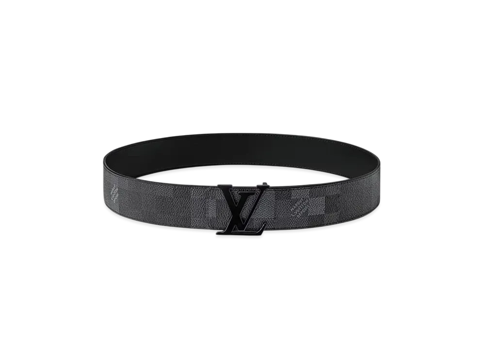 Louis Vuitton LV Initiales Damoflage 40MM Reversible Belt Damoflage "Noir"