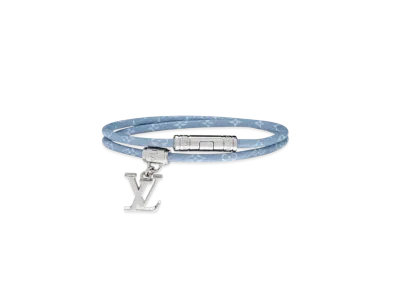 Louis Vuitton Monogram Double Tour Bracelet Monogram Canvas "Denim Bleu"