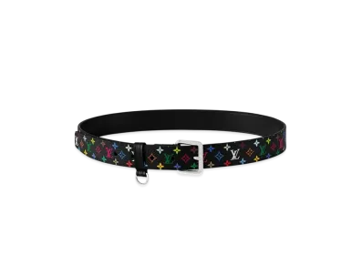 Louis Vuitton x Takashi Murakami LV D-Ring 30MM Belt Monogram Multicolor "Noir"