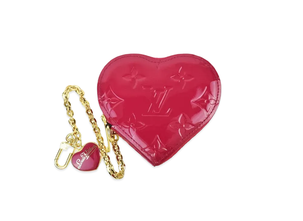Louis Vuitton Coeur Coin Purse Vernis "Rose Indien"
