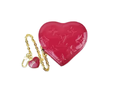 Louis Vuitton Coeur Coin Purse Vernis "Rose Indien"