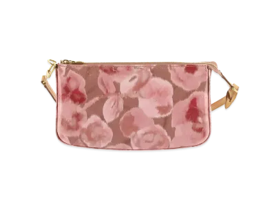 Louis Vuitton Pochette Accessoire Monogram Vernis Ikat "Rose Velours"