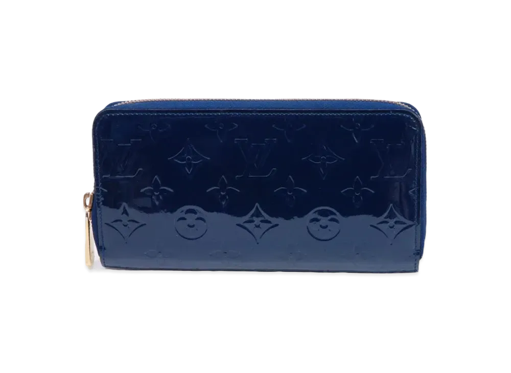 Louis Vuitton Zippy Wallet Vernis "Grand Blue"