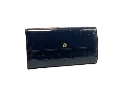 Louis Vuitton Sarah Wallet Vernis "Grand Blue"