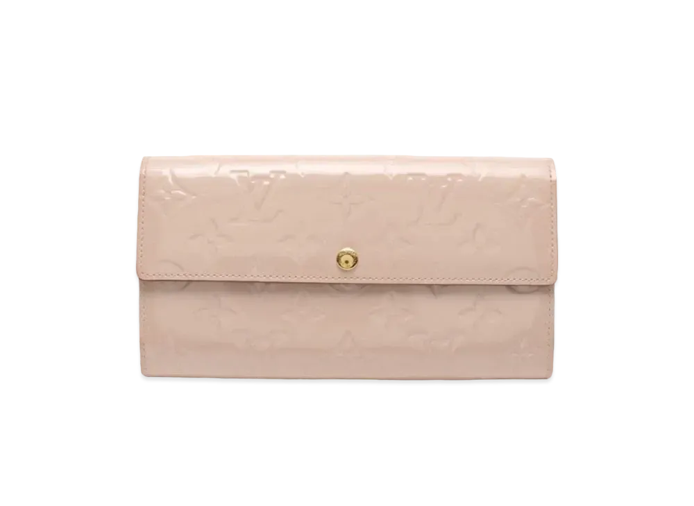 Louis Vuitton Sarah Wallet Vernis "Rose Angelique"