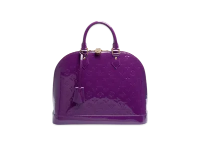 Louis Vuitton Alma MM Monogram Vernis "Amethyst"