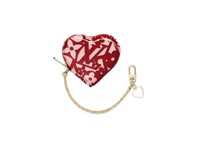 Louis Vuitton Sweet Monogram Coeur Coin Purse Monogram Vernis "Pomme d'Amour"