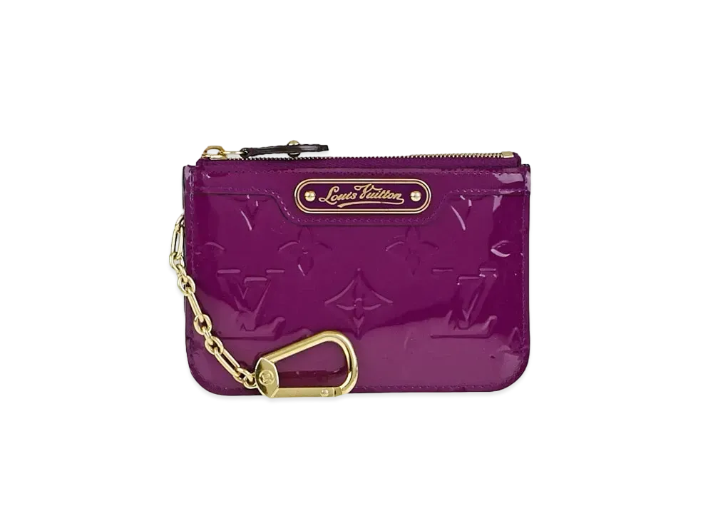 Louis Vuitton Key Pouch NM Vernis "Amethyst"
