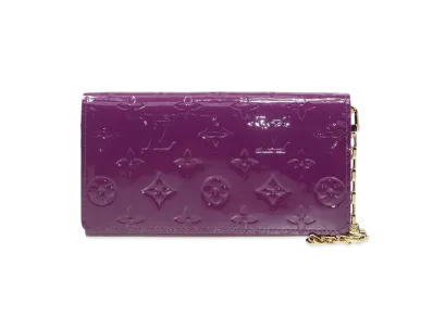 Louis Vuitton Sarah Wallet Chain Vernis "Amethyst"