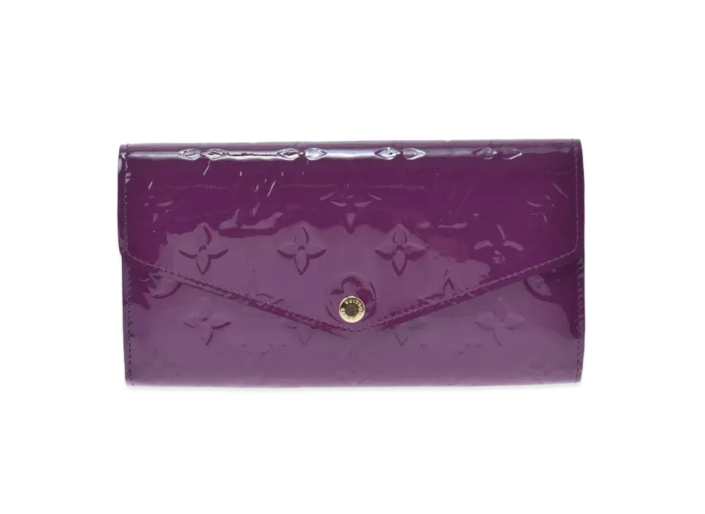 Louis Vuitton Sarah Wallet Vernis "Amethyst"