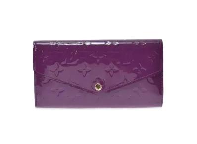 Louis Vuitton Sarah Wallet Vernis "Amethyst"