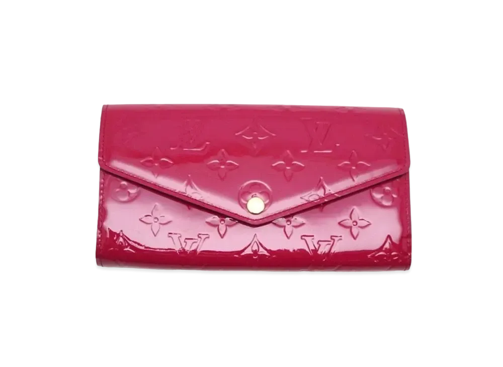 Louis Vuitton Sarah Wallet Vernis "Rose Indien"