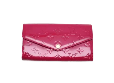Louis Vuitton Sarah Wallet Vernis "Rose Indien"