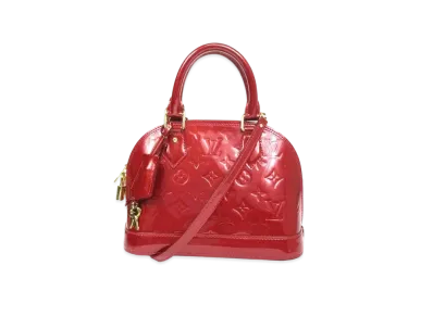 Louis Vuitton Alma BB Monogram Vernis "Cerise"