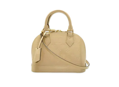 Louis Vuitton Alma BB Monogram Vernis "Dune"