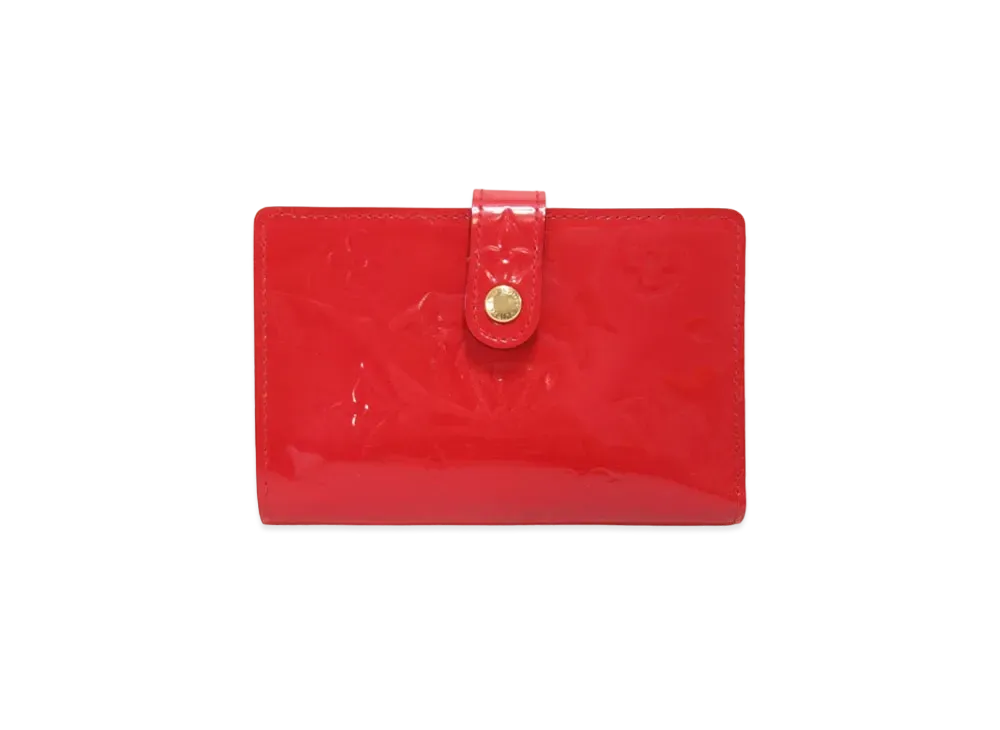 Louis Vuitton Viennois Wallet Vernis "Cerise"