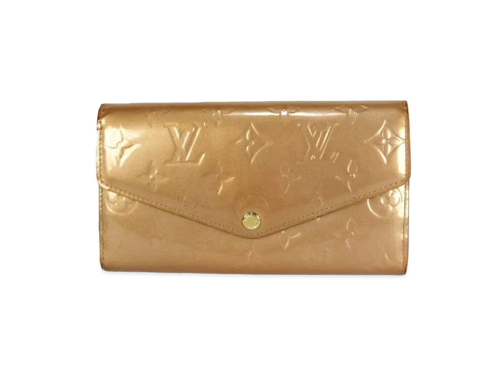 Louis Vuitton Sarah Wallet Vernis "Dune"