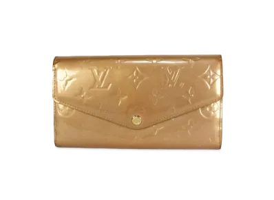 Louis Vuitton Sarah Wallet Vernis "Dune"