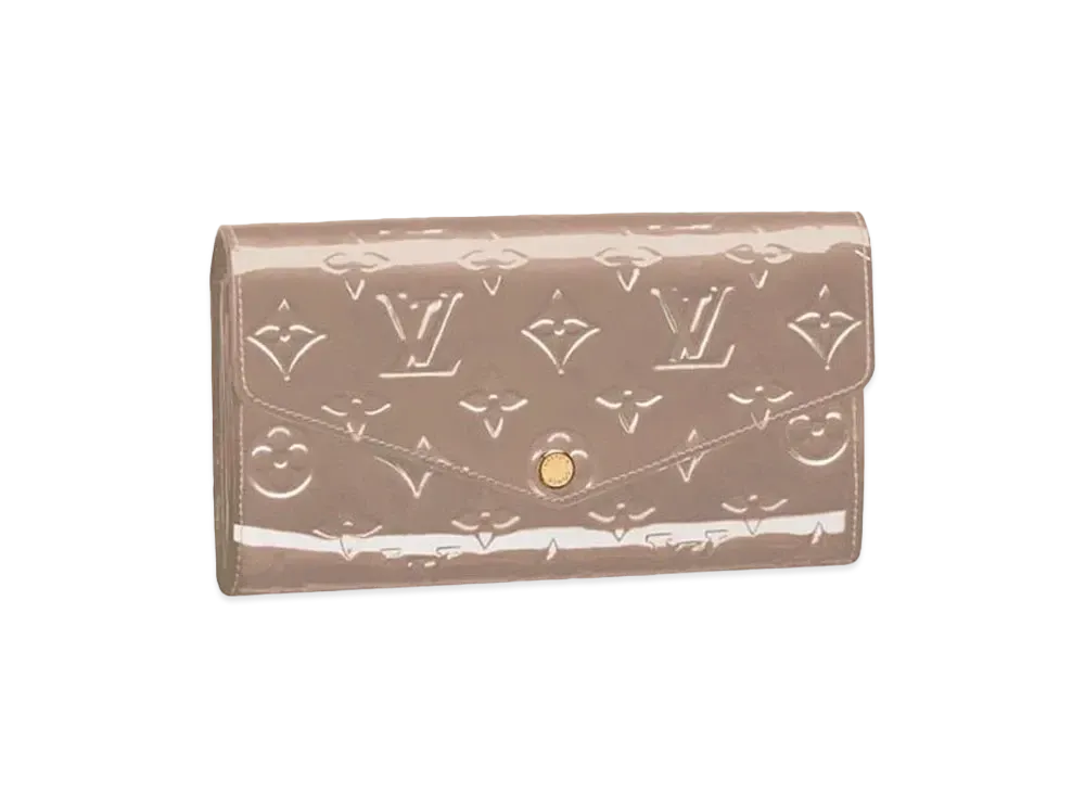 Louis Vuitton Sarah Wallet Vernis "Galet"