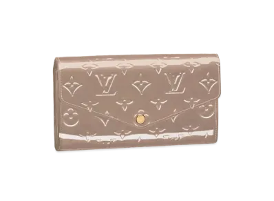 Louis Vuitton Sarah Wallet Vernis "Galet"