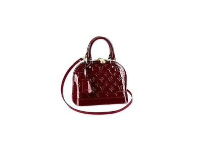 Louis Vuitton Alma BB Monogram Vernis "Griotte"