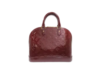 Louis Vuitton Alma PM Monogram Vernis "Griotte"