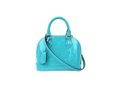 Louis Vuitton Alma BB Monogram Vernis "Turquoise"