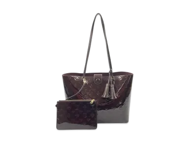 Louis Vuitton Long Beach MM Monogram Vernis "Amarante"