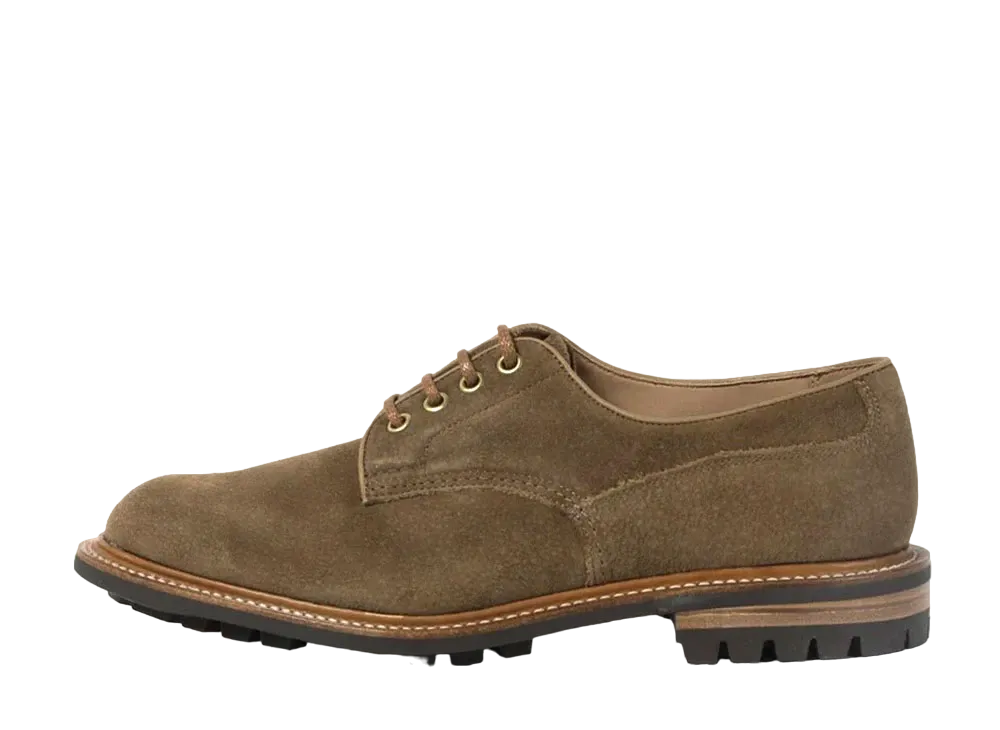 Tricker’s Elthea 4497S Olivvia Buffalo Nubuck "Burnt Sugar" M9060 Commando Sole